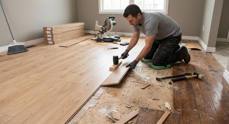 Laminate Floor Remodeling in Loudoun County, VA