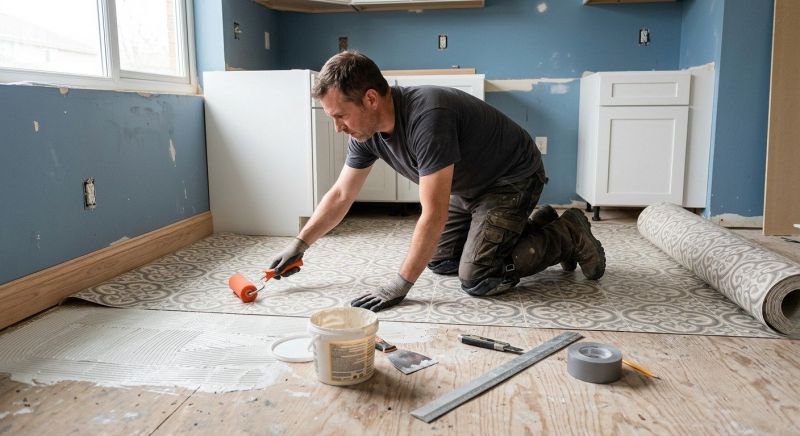 Sheet Flooring Installation in New Braunfels, TX